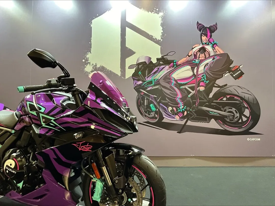 STREET FIGHTER X SUZUKI:LA GSX-8R DE JURI HAN