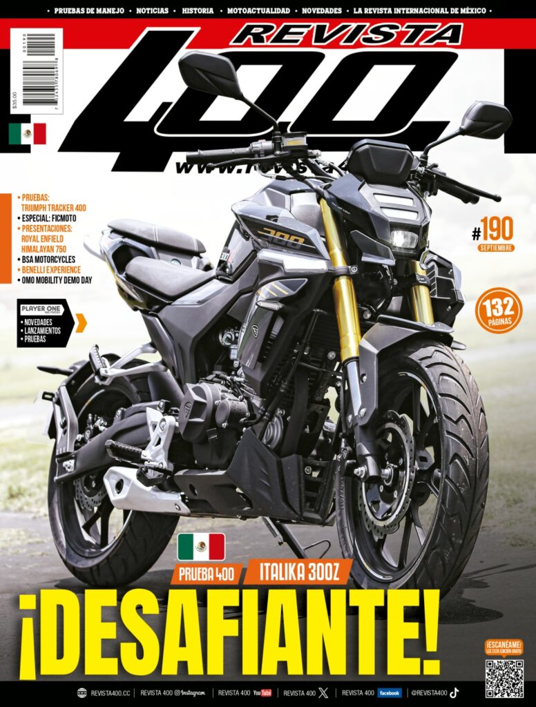 #190 SEPTIEMBRE. EN PORTADA: ITALIKA 300Z