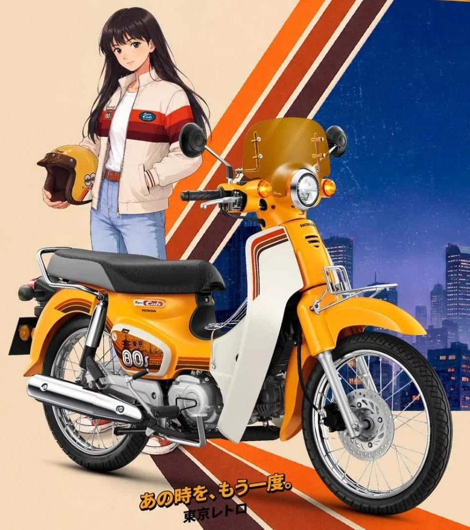 HONDA TAILANDIA PRESENTA LA SUPER CUB TOKYO 80s