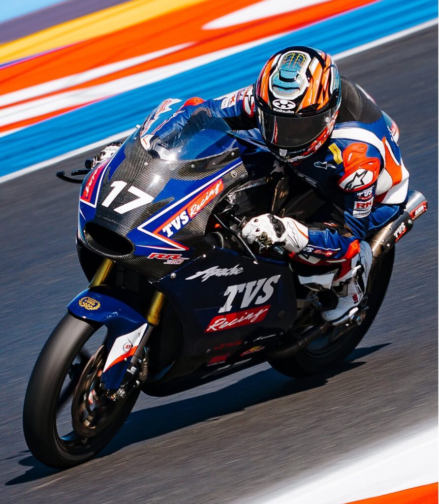 TVS RACING DEBUTA EN EUROPA CON EL TRIC EN MISANO